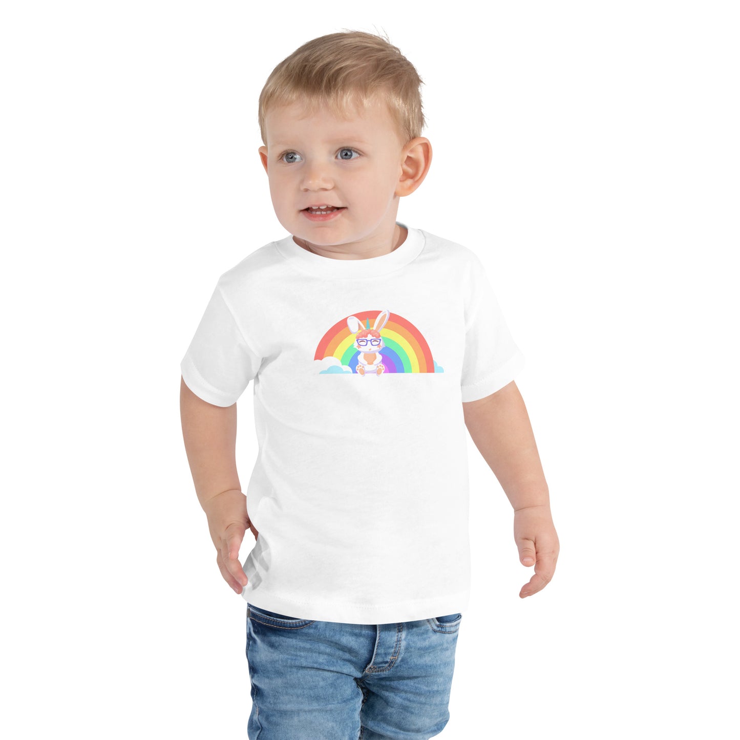 Rainbow Unicorn Easter Bunny Shirt