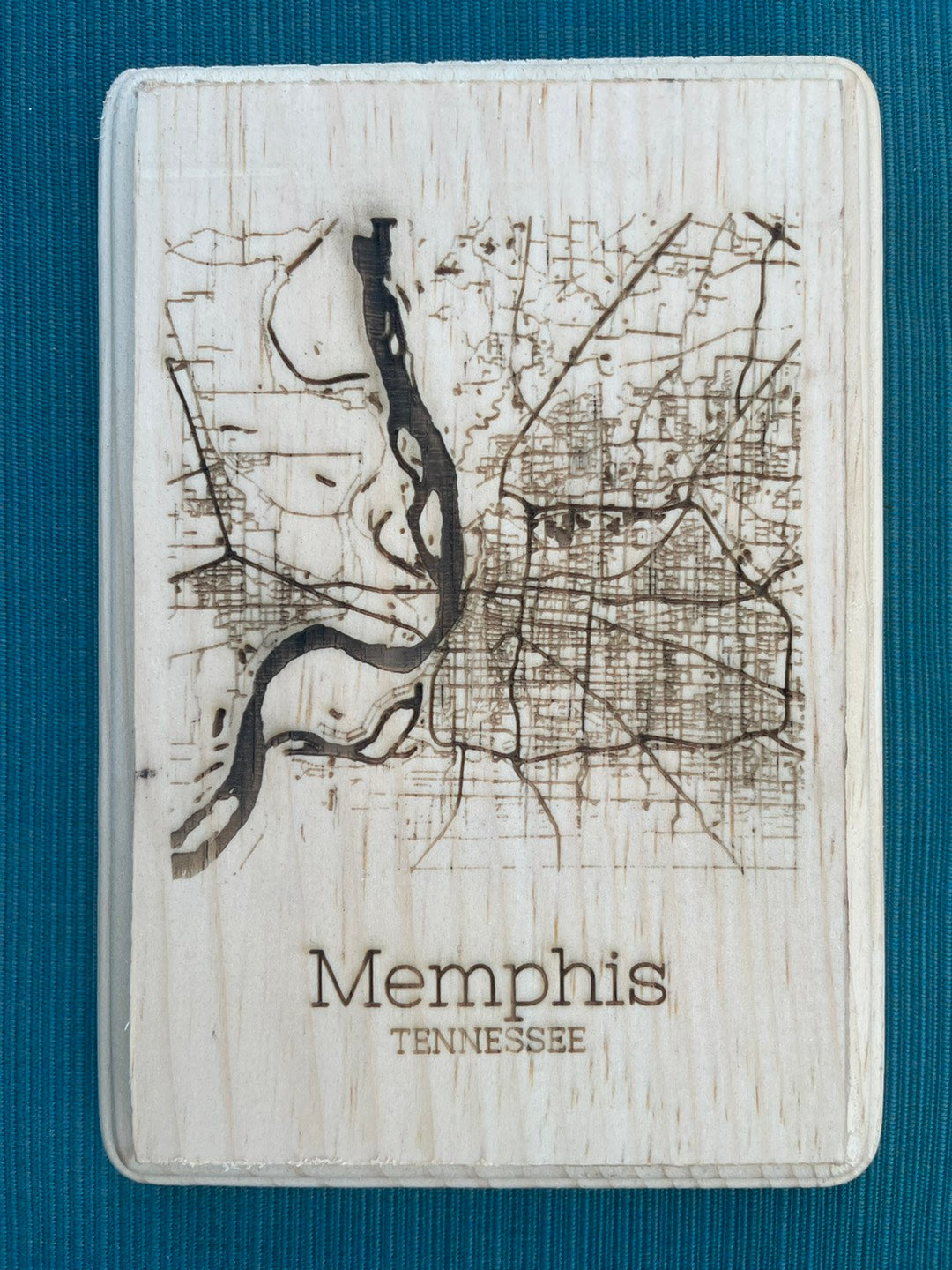 Memphis Map Plaque